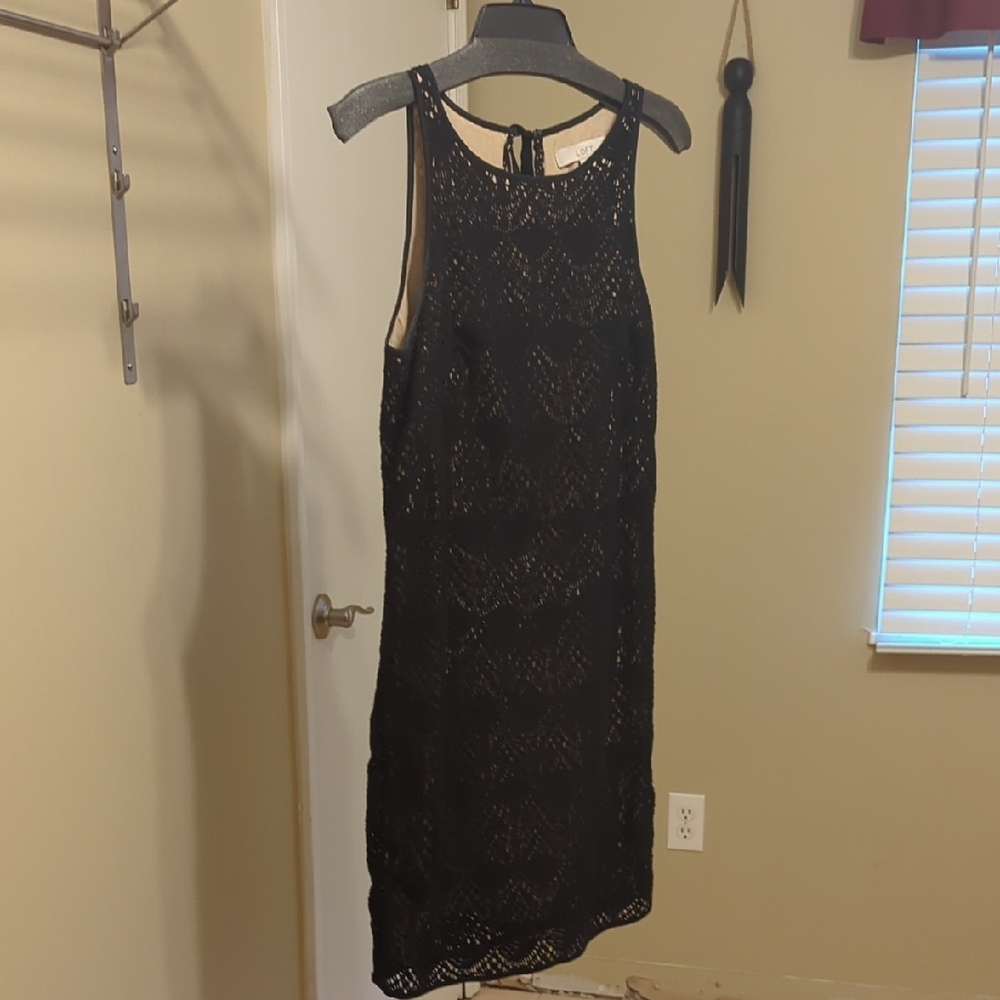 Elegant Black Lace Dress
